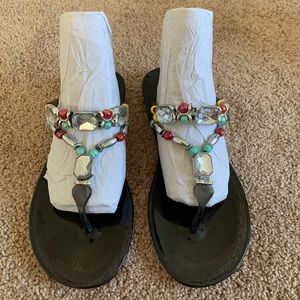 Primp Jeweled Sandals
